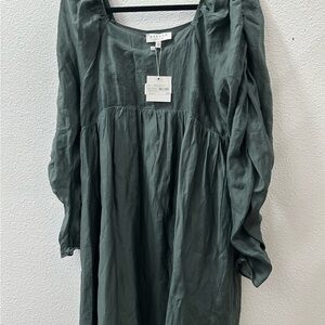 Hayden Los Angeles NWT Green Midnight Moon Mini Dress Womens Large